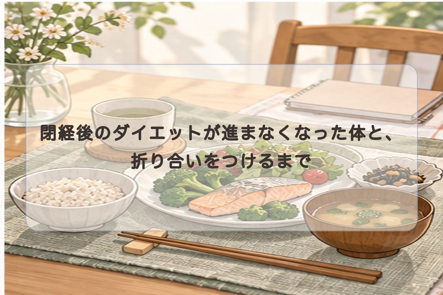 閉経後に体重が戻りにくいと感じたとき