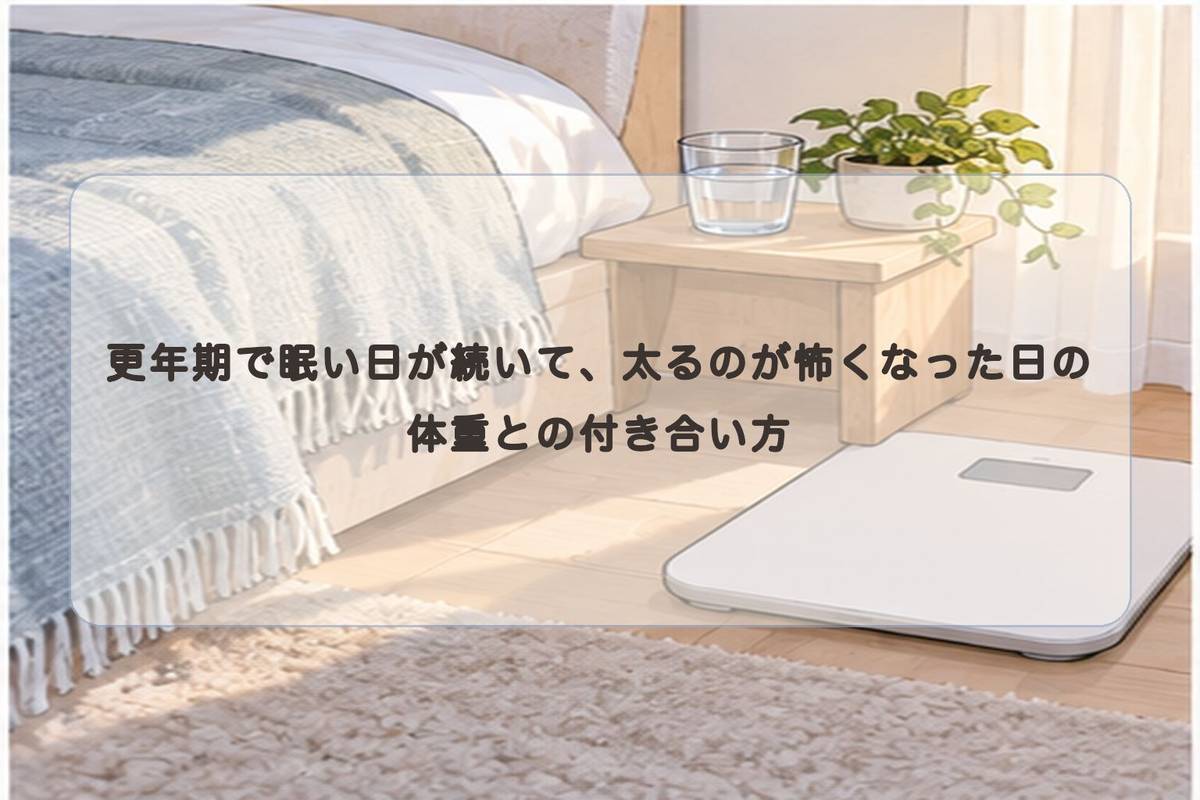 眠気と体重増加が気になる更年期の過ごし方